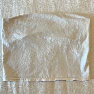 UO White tube top with built in bra